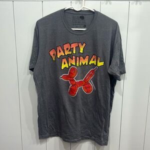 David & Goliath Graphic Party Animal T-shirt - Gray - Men’s XL